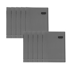 透明文件夾 10p, 黑色, 10個