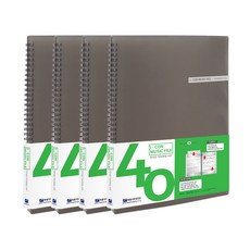Heemang ICON 樂譜夾 40p, 黑色, 4個