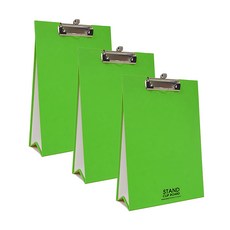 Amiho A4 立式板夾, 淺綠色, 3個