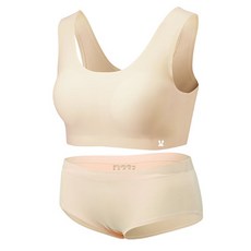 Little rabbit 女童U型肩帶無痕內衣+內褲組