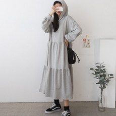 BONBONSTORY 連帽孕婦蛋糕連身裙