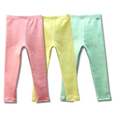 엔젤스윙 아동용 코튼 레깅스 3종 세트