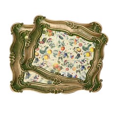 Elmore復古方形托盤組, 水果, 1個