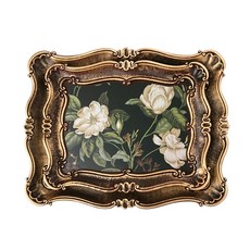 엘모르 엔틱 사각쟁반 세트, 목련, 1개