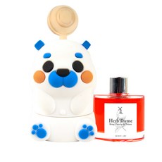 Herb Thyme 矽膠角色保護殼擴香瓶, 紅色水果