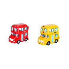 deLi 雙層巴士削鉛筆機 E0674, 隨機發貨, 2個