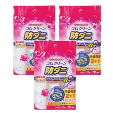 Life-do.Plus 除塵蹣捲筒膠紙補充包 2入+除塵蹣捲筒, 3個
