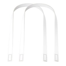 brandyarn 感性皮革方形背帶, 白色, 1套