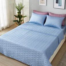 보드래 더조은 매트리스 커버 + 침대 패드 + 스프레드 + 베개 커버 세트