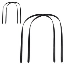 브랜드얀 감성 가죽 슬림스트랩, 블랙, 2세트