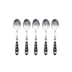 Amefa 摩卡勺, 黑色的, 5個