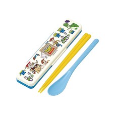 Skater 玩具總動員湯匙筷子餐具組 CCS3SA, 白色, 1組