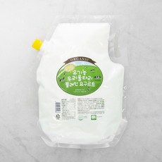 유기가공식품인증 우리울타리 플레인 요구르트 무가당, 2L, 1개입, 1개
