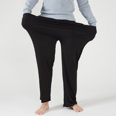 Mareun Five 柔軟絲滑大尺碼情侶睡褲鬆緊帶長褲