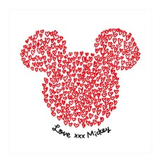 iLovePainting 米奇繪畫套組 25 x 25 cm, 愛心米奇