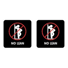 니즈웰 포맥스 픽토그램 안내 표지판, 2-13(기대지마세요), 2개