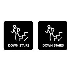 니즈웰 포맥스 픽토그램 안내 표지판, 3-18(내려가는 계단), 2개