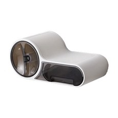 壁掛式防水多功能衛生紙架, 白色的, 1個