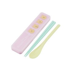 Skater 迪士尼匙筷組, 粉色 小熊維尼款, 1組