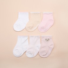 HI BABY CLUB 小熊圖案襪 6入