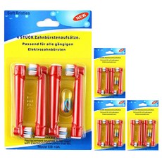 Tobi Memory 孩童電動牙刷紅色 EB10 補充裝頭, 單品, 16個