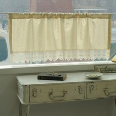 Heim&Heim Lumiere廚房門簾, 奶油色+象牙色