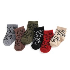 EVA&ELVIN 新生兒用盒裝襪子6雙組