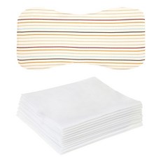 withorganic 新生兒捲式口水巾+紗布巾 12入, Baby St