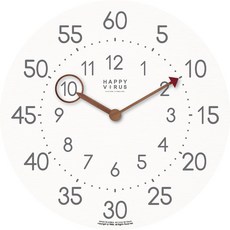 Happy Virus 教育用靜音掛鐘 放大鏡指針, 我們之間(2232)