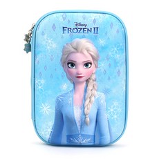 WINGHOUSE 冰雪奇緣2 EVA鉛筆盒 FR0150, 天藍色, 1個