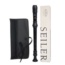 SEILER 柏斯音樂 巴洛克式高音直笛 SER-B, 啞光黑
