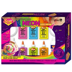 BOAZLin 霓虹史萊姆套組, 1套, 6 種顏色