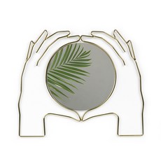 도이 엑세리아 벽걸이 거울 라지, 골드
