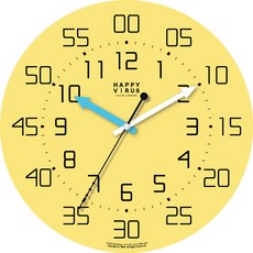 快樂病毒教育用靜音指針掛鐘, 2251