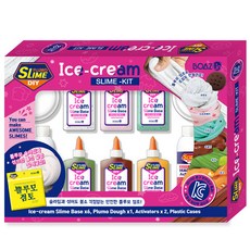 BOAZLin 冰淇淋史萊姆套組, 1套, 6 種顏色