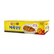 오뚜기 맛있는 컵밥 제육덮밥, 280g, 6개