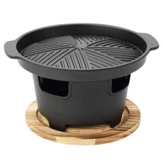 러브송 혼술 구이팬 2종 세트 2개, 혼합색상, 구이팬 18cm + 워머, 1개