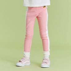 Pancoat兒童側拼色打底褲