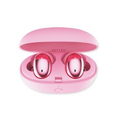 원모어 스타일리시 TWS 블루투스 이어폰, E1026BT-1, 로즈핑크