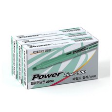 JAVAPEN Power Line 溫和螢光筆, 綠色, 36個