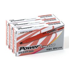 JAVAPEN Power Line 溫和螢光筆, 紅色, 36個