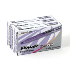 JAVAPEN Power Line 溫和螢光筆, 紫色, 36個