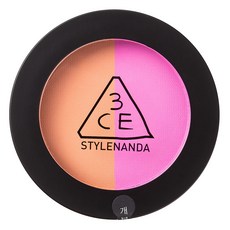 3CE 雙色腮紅, MISS FLOWER, 1入