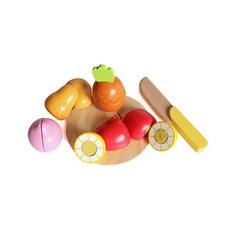 iwood 水果廚房道具玩玩具, 混色