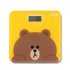 카스 라인프렌즈브라운 디지털 체중계, 혼합 색상