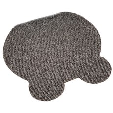 옹이네 귀염뽀짝 곰돌이 고양이 코일매트, 브라운, 1개