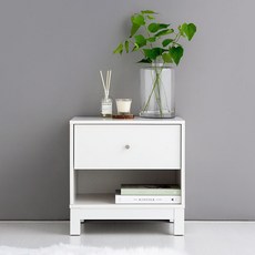 마켓비 ROONA 협탁 DC720, 화이트, 1개