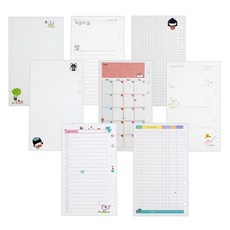 VICDREAM 中國女孩設計角色內頁 45張 x 8款套組, 360張, 1套