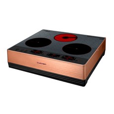 쿠첸 미라듀어 하이브리드 전기레인지 3구 + 스탠드케이스, CIR-S3214RGMS