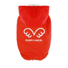PUPPY ANGEL 經典翅膀寵物鋪棉連帽背心 PA-OW433, 325 紅色